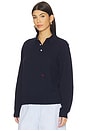 view 2 of 5 Long Sleeve Polo in Navy