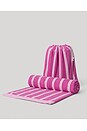 view 8 of 7 Beach Towel & Bag in Hibiscus