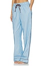 view 3 of 6 PANTALON in Iced Chocolate Stripes