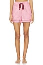 view 1 of 6 Pajama Short in Rocky Road Stripes