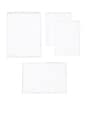 view 2 of 2 Essential Percale Bedding King Sheet Set in White