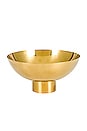 view 1 of 3 Essential Medium Footed Bowl in Brass