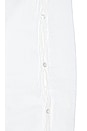 view 3 of 3 Simple Linen King Duvet Cover in White