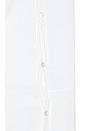 view 3 of 3 Simple Linen Queen Duvet Cover in White