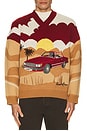 view 3 of 3 On The Road Knit Sweater in Multi