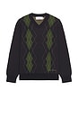 view 4 of 5 The Argyle Sweater in Navy