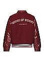 view 2 of 4 Vinyl Free Fallin Bomber Jacket in Blood Red