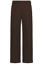 view 1 of 6 Tailored Worker Pants in Chocolate