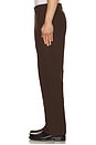 view 6 of 6 Tailored Worker Pants in Chocolate