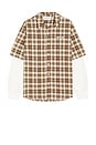 view 1 of 4 Double Layered Button Down Shirt in Multi