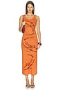 view 1 of 3 VESTIDO THE GOLDFISH HOCKNEY in Marigold