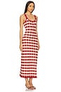 view 2 of 3 Picnic Hockney Dress in Red Check