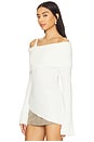 view 3 of 6 Chunky Rib Top in Off White