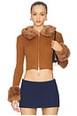view 1 of 4 Peggy Cardigan in Toffee