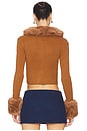 view 3 of 4 Peggy Cardigan in Toffee