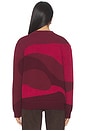 view 4 of 6 House of The Red Landscape Sweater in Ruby Red