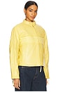 view 2 of 5 The Racer Jacket in Butter