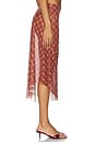 view 4 of 7 Retro Check Mesh Skirt in Multi