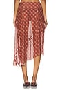 view 5 of 7 Retro Check Mesh Skirt in Multi