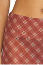 view 7 of 7 Retro Check Mesh Skirt in Multi