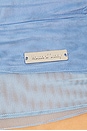 view 5 of 5 Multi Layer Mesh Top in Beau Blue