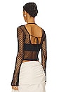 view 3 of 5 Sun Dial Knit Top in Onyx