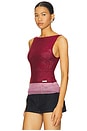 view 2 of 5 Multi Layer Mesh Top in Berry