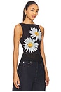 view 2 of 4 Daisy Layered Mesh Top in Multi