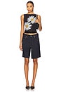 view 4 of 4 Daisy Layered Mesh Top in Multi
