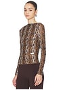 view 2 of 4 Leopard Layered Long Sleeve in Multi