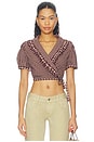 view 1 of 6 Gingham Ruffle Top in Multi Check