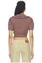 view 5 of 6 Gingham Ruffle Top in Multi Check