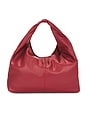 view 1 of 4 BOLSO DE HOMBRO DRAPEADO GRANDE in Cherry Red