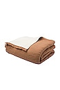 view 1 of 3 COUVERTURE ALAIA ALAIA SHERPA THROW in Sedona