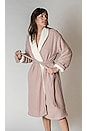 view 3 of 5 Alaia Sherpa Robe in Dusy Rose