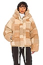 view 2 of 5 Sherpa Down Puffer Jacket in Natural Mix