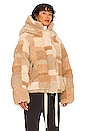 view 3 of 5 Sherpa Down Puffer Jacket in Natural Mix