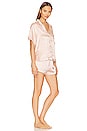 view 2 of 3 Kiralee Luxury Satin Short Pyjama Set in Dusty Rose