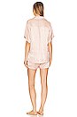 view 3 of 3 Kiralee Luxury Satin Short Pyjama Set in Dusty Rose