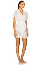 view 3 of 4 Valentina Mini Robe in White