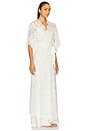 view 3 of 4 Saskia Robe in White