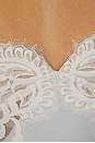 view 5 of 5 VESTIDO LENCERO PEYTON in Ivory Lace With Eggshell Blue