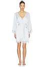 view 1 of 4 Sian Robe in Eggshell Blue