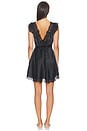 view 3 of 4 ROBE CARACO DENTELLE AMBA in Black