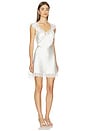view 2 of 4 ROBE CARACO DENTELLE AMBA in White