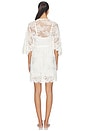view 4 of 5 Peyton Short Lace Robe in Ivory