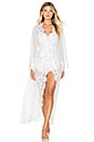 view 2 of 4 Helena Long Robe in White