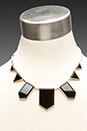 view 4 of 4 House of Harlow Black Resin Necklace in Black Resin