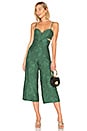 view 1 of 3 JUMPSUIT SIN TIRANTES JOELLE in Emerald Green
