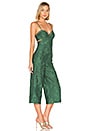 view 2 of 3 JUMPSUIT SIN TIRANTES JOELLE in Emerald Green